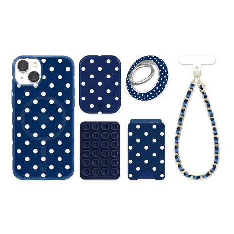 Midnight Polka Dot iPhone Bundle Set