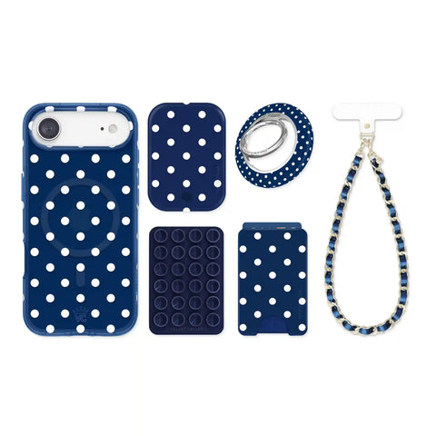 Midnight Polka Dot iPhone Bundle Set
