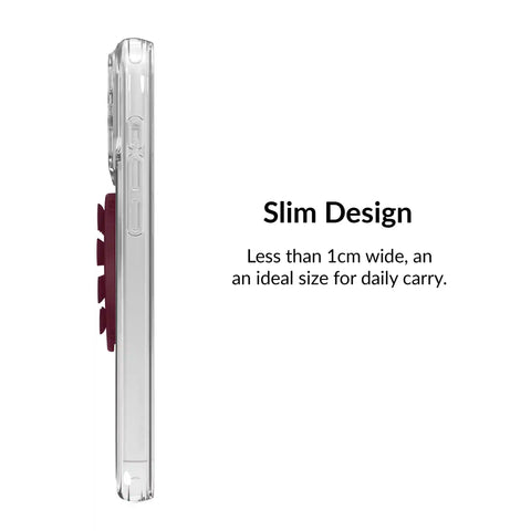 Burgundy Heart MagSafe MightyGrip