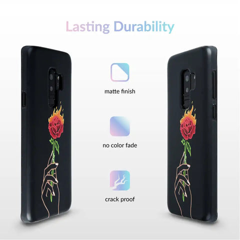 Neon Rose iPhone Case by Nessa