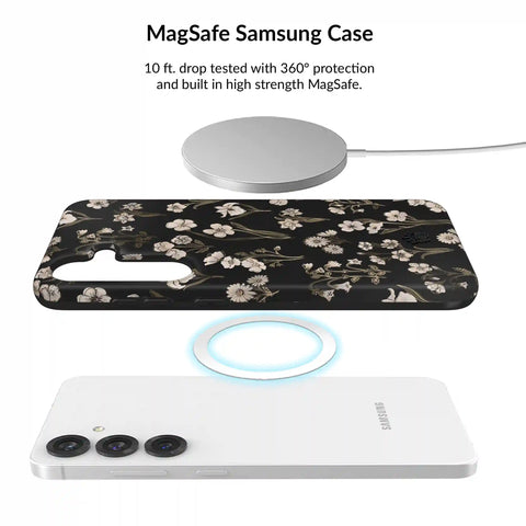 Nightbloom Gold Chrome Floral Samsung Bundle Set