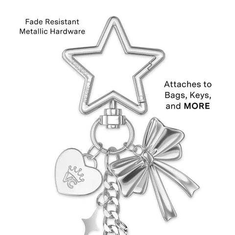 Onyx Star Bag Charm