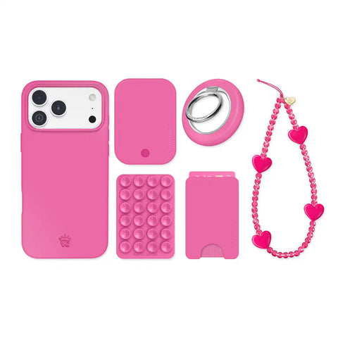 Orchid Pink iPhone Bundle Set