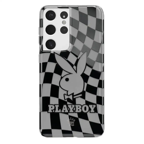 Playboy Checkmate Clear Samsung Case