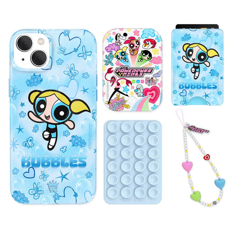 The Powerpuff Girls Bubbles iPhone Bundle Set - Wallet