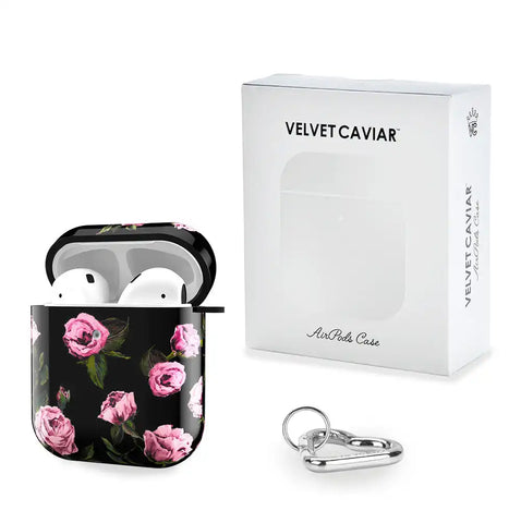 Pink Rose Floral AirPod Case