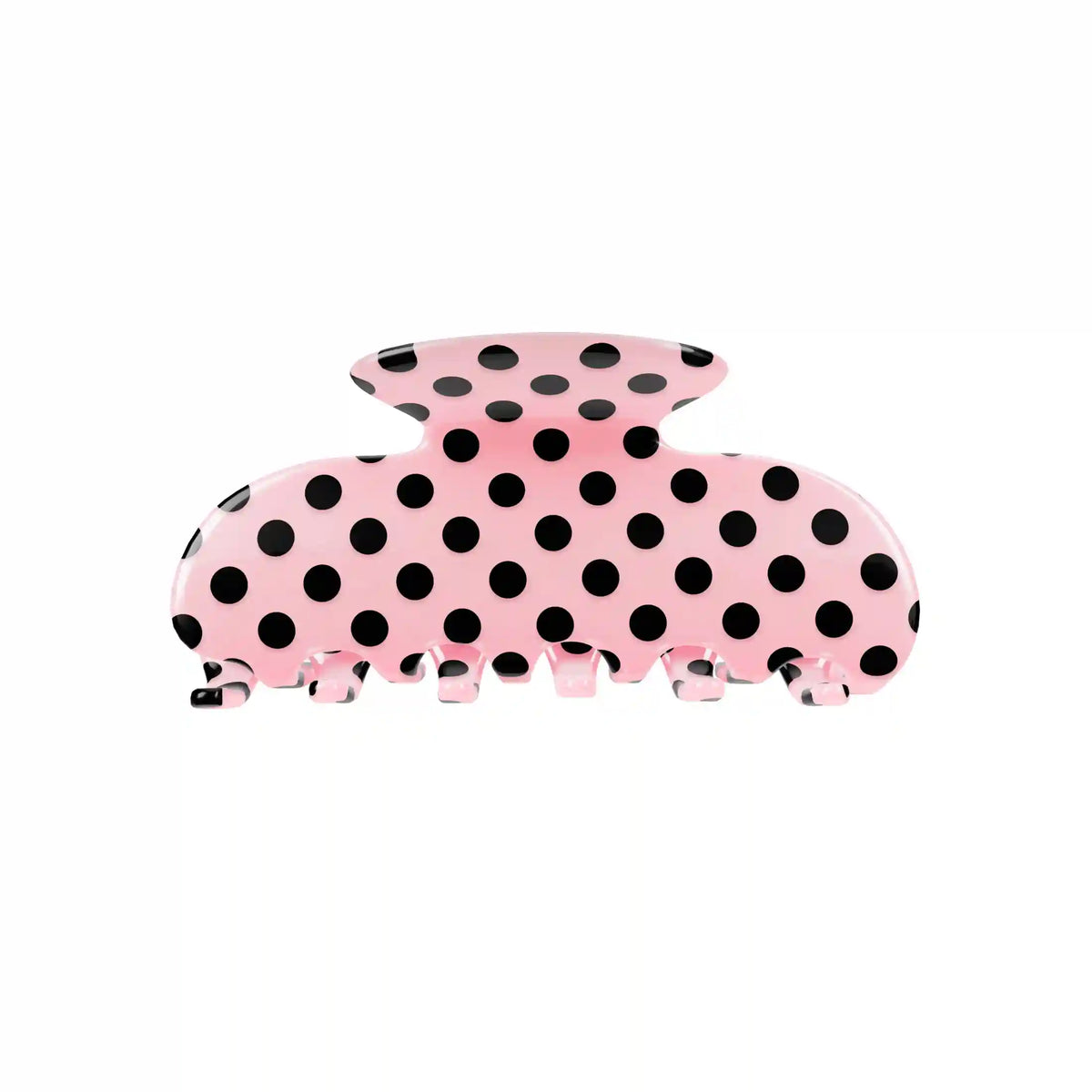 Princess Pink Polkadot Hair Clip
