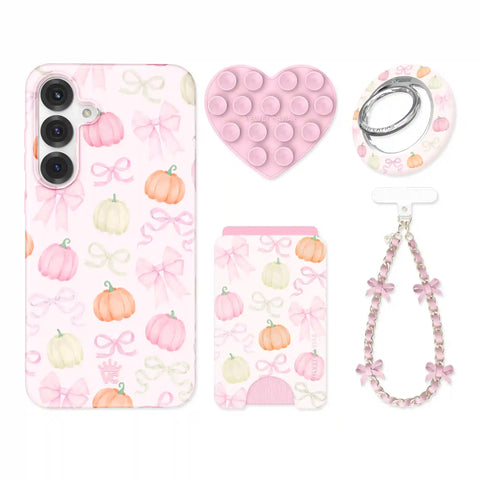 Pink Pumpkin Princess Samsung Bundle Set