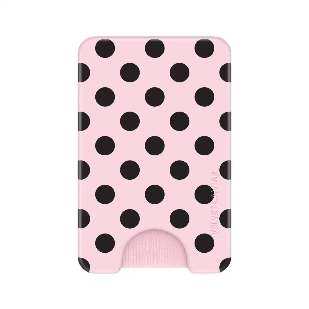 Princess Pink Polka Dot MagSafe Wallet