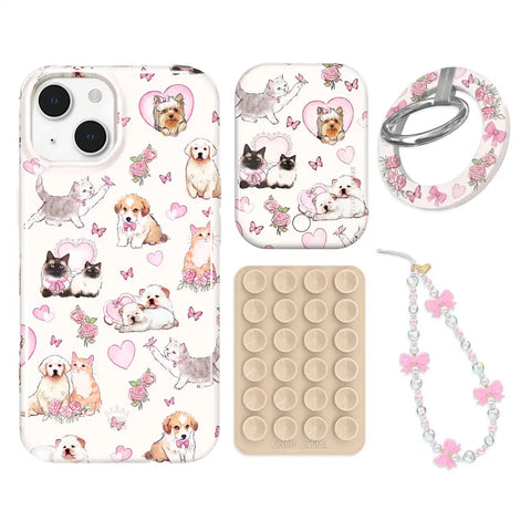 Puppies and Kittens iPhone Bundle Set - Grip