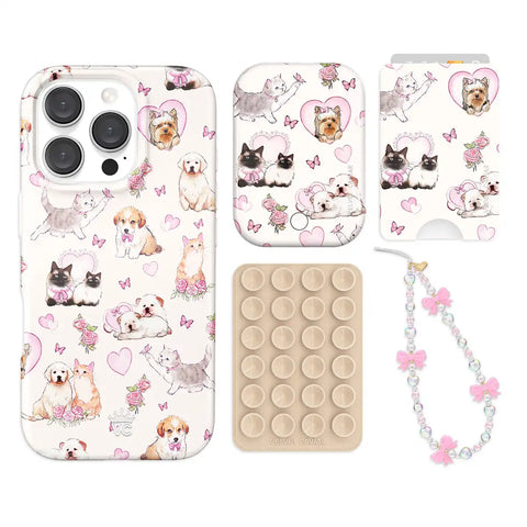 Puppies and Kittens iPhone Bundle Set - Wallet