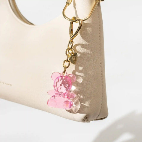 Pink Teddy Bag Charm