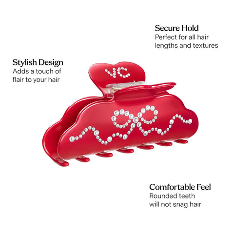 Crystal & Polkadot Hair Clip Bundle