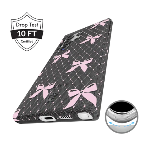 Lacy Pink Bows Samsung Case