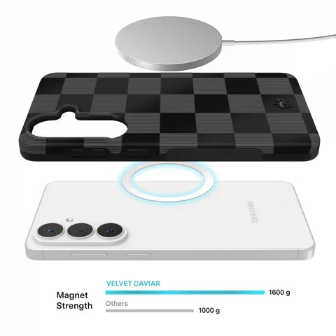 Noir Vibe Checkered Samsung Case