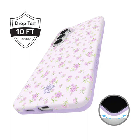 Dainty Lilac Floral Samsung Case