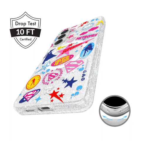 Supergirl Krypto Glitter Samsung Case