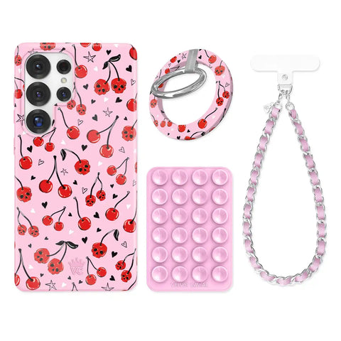 Sour Cherry Skulls Samsung Bundle Set