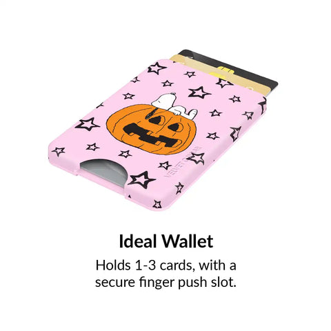 Snoopy Pink Pumpkin MagSafe Wallet
