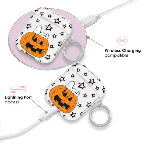 Snoopy Pumpkin AirPod Case