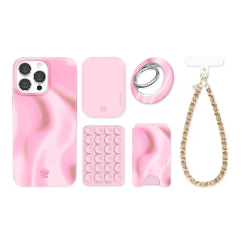 Strawberry Swirl iPhone Bundle Set
