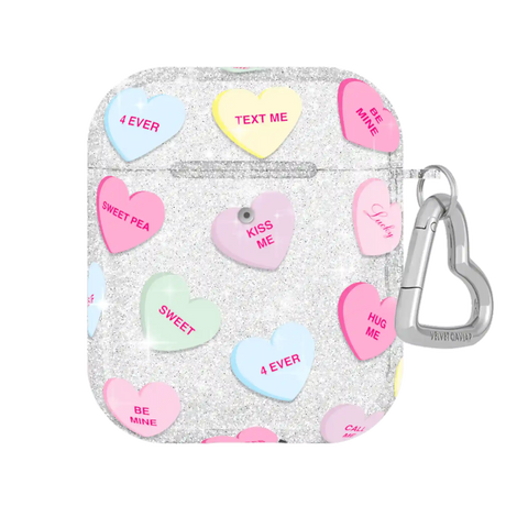 Sweet Hearts Glitter AirPod Case