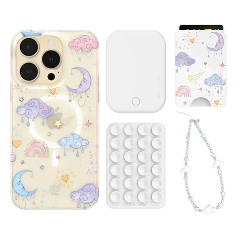 Sweet Dreams Frosted iPhone Bundle Set - Wallet