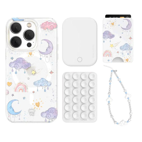Sweet Dreams Frosted iPhone Bundle Set - Wallet