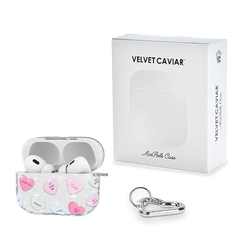 Sweet Hearts Glitter AirPod Case