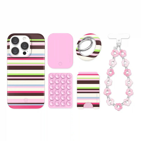 Sweet Treat Stripes iPhone Bundle Set