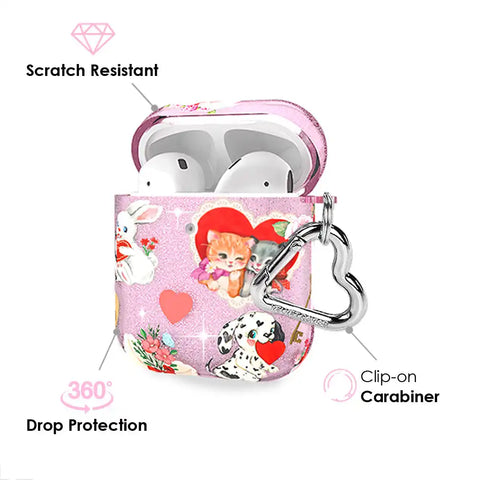 Love Letter Glitter AirPod Case