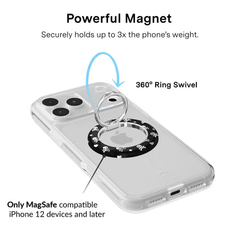 Chrome Skulls MagSafe Grip Ring