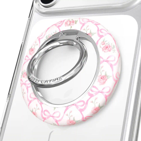 Lovely Pink Bows MagSafe Grip Ring