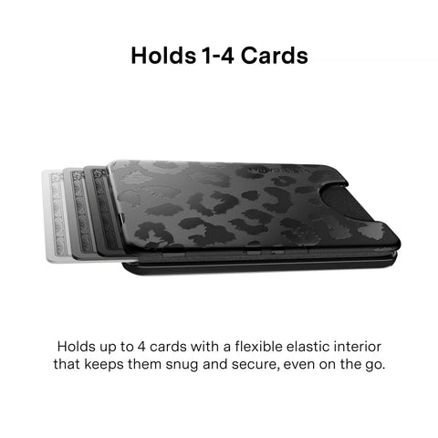 Black Leopard MagSafe Wallet