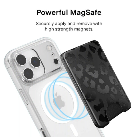 Black Leopard MagSafe Wallet