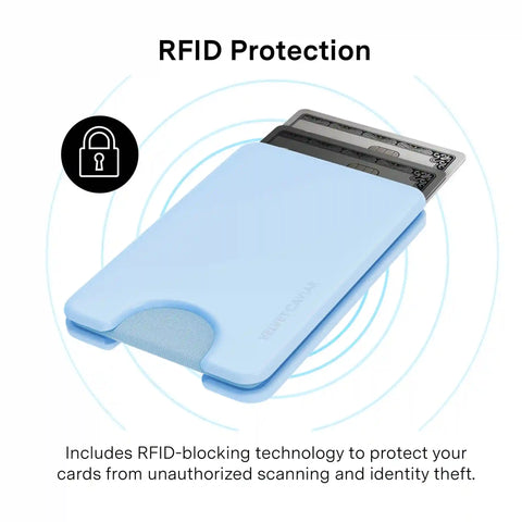 Cotton Candy Blue MagSafe Wallet