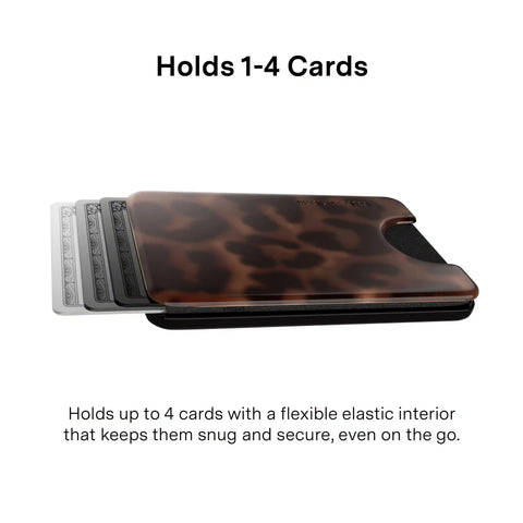 It Girl Leopard MagSafe Wallet