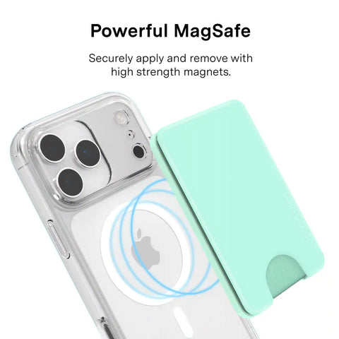 Mint Jelly MagSafe Wallet