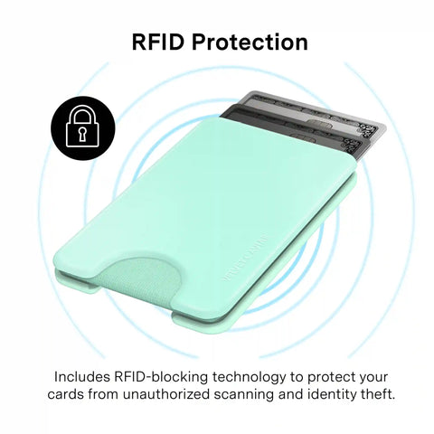 Mint Jelly MagSafe Wallet