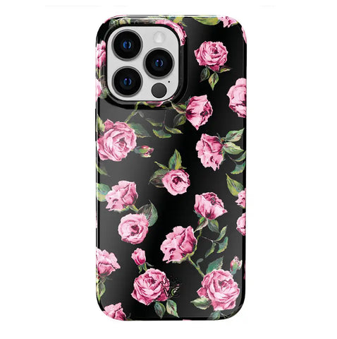 Pink Rose Floral iPhone Case