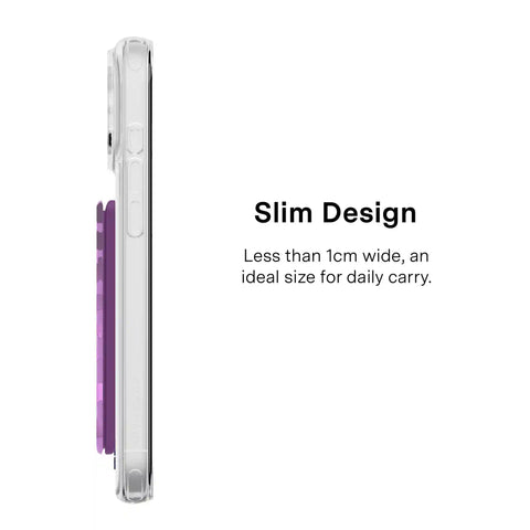 Amethyst Leopard MagSafe Wallet