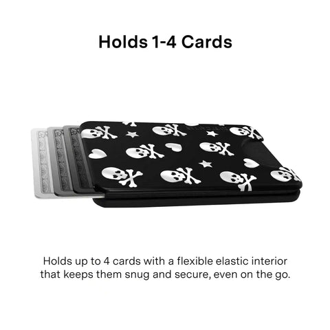 Chrome Skulls MagSafe Wallet