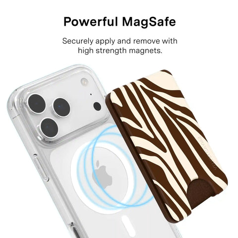 Coco Zebra MagSafe Wallet