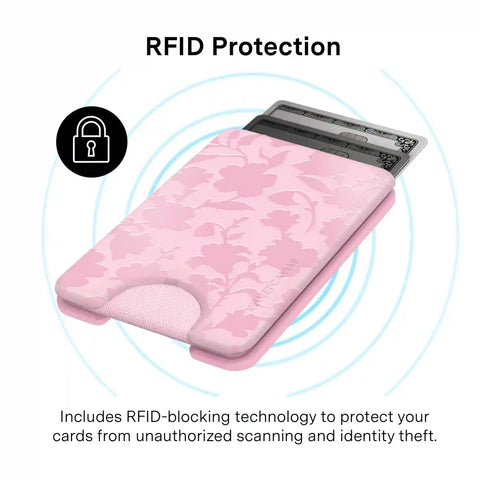 Magical Mauve Floral MagSafe Wallet