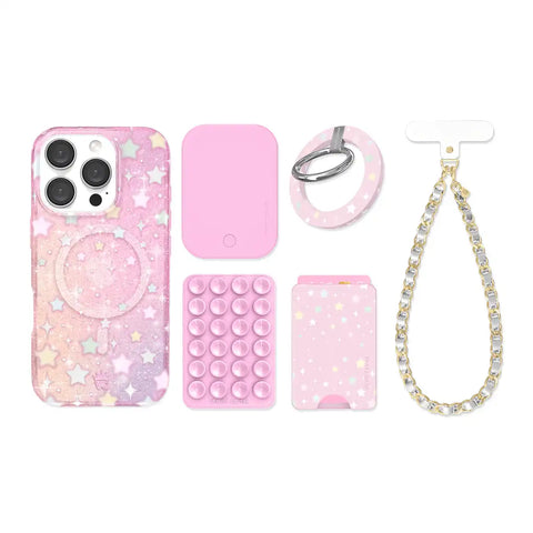 Falling Star Glitter iPhone Bundle Set
