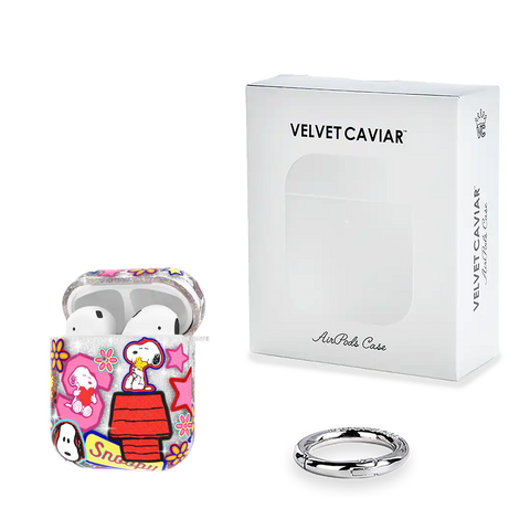 Snoopy Patchwork Glitter AirPod Case