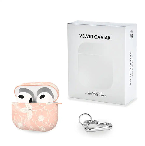 Peach Blossom Floral AirPod Case