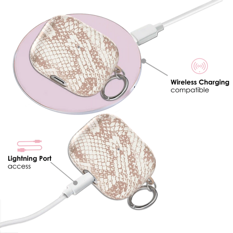 Nude Python AirPod Case
