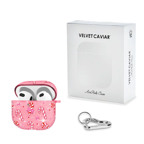 Pink Peppermint Princess AirPod Case