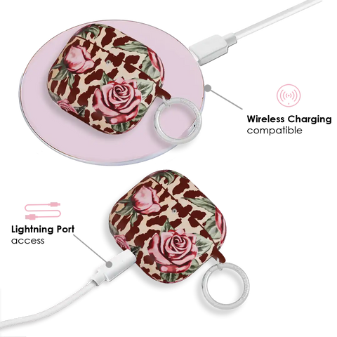 Rosy Leopard AirPod Case
